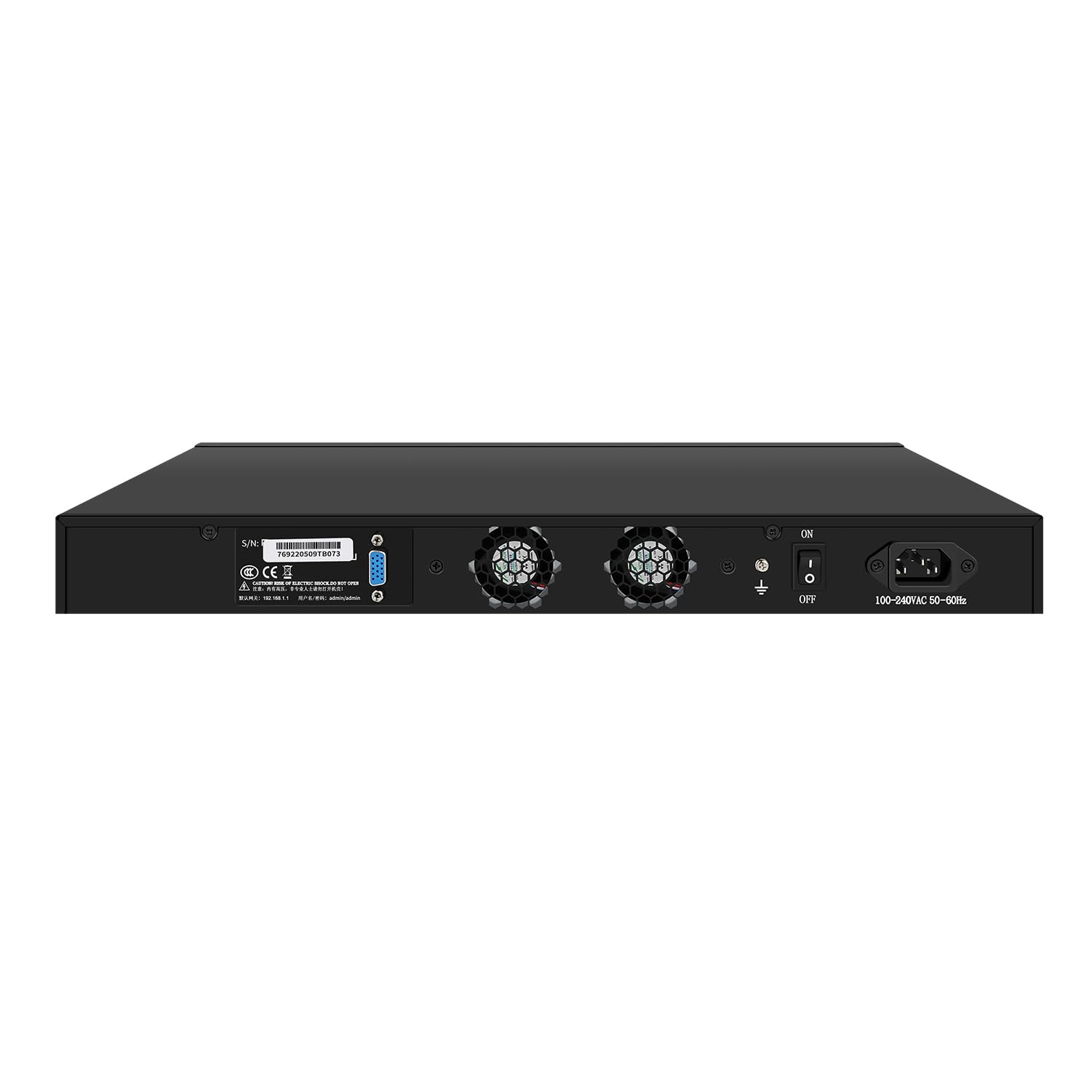 1U Firewall Appliance, PFSense, Mikrotik, OPNsense, Untangle, VPN, Router PC, J4105, RJ08, AES-NI, 6 x I211 LAN, Console, VGA, 16G RAM, 64G SSD