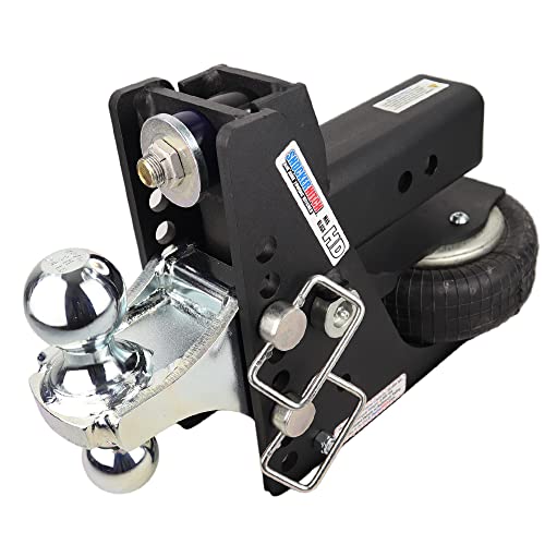 Shocker Hd Max Black Air Hitch With Combo Ball, Fits 2-1/2" Hitch #TOP4