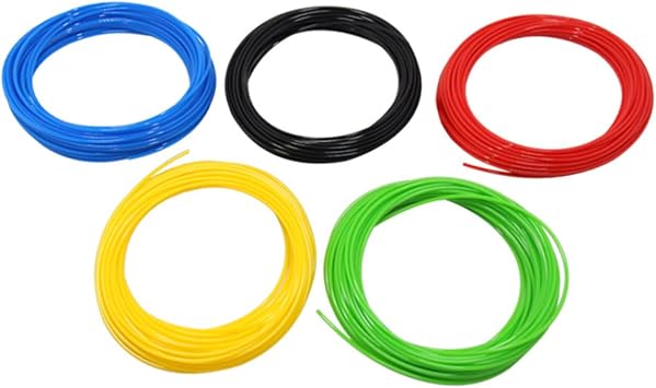 Anneome 1.75mm Abs Printer Filament for 3D Pen Refills Compatible with Standard 3D Printers 10m Per Roll and Enthusiasts