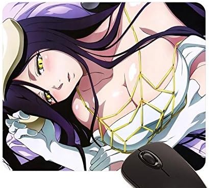 Beautiful Girl Albedo Overlord Horns Maehara Momoko mouse pad (22x18cm)