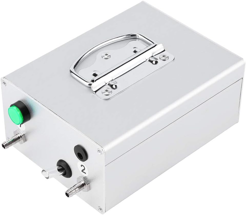 Fockety Milking Vacuum Pump for Goats, 48W 12V Portable Large Suction Pneumatic Pulsator Electric Milking Machine VacuumPump Milker Automatic Livestock Milking Equipment for Donkey Sheep Cow Horse(US)
