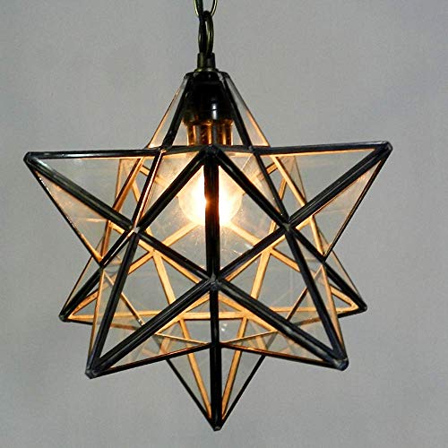 Lustre durable en fer forgé de haute qualité au design géométrique