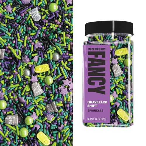Image of Fancy Sprinkles Graveyard Shift Halloween Sprinkles 1 Pack (0.5c)