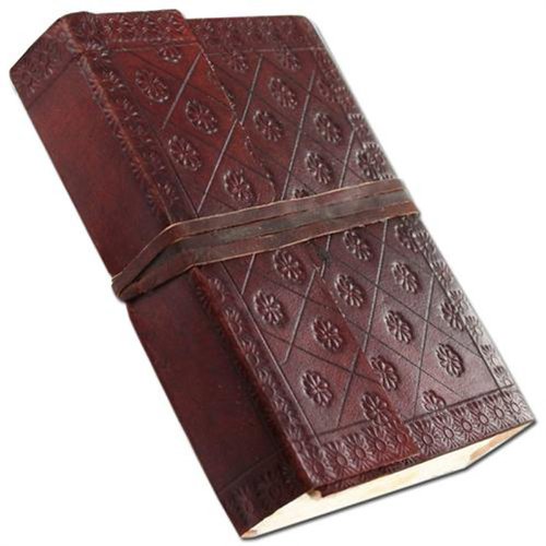 Armory Replicas Medieval Renaissance Flower Leather Handmade Diary