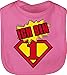 Shirtracer 1. Geburtstag - Ich bin 1 Superheld - Unisize - Pink - Eins - BZ12 - Baby Lätzchen Baumwolle