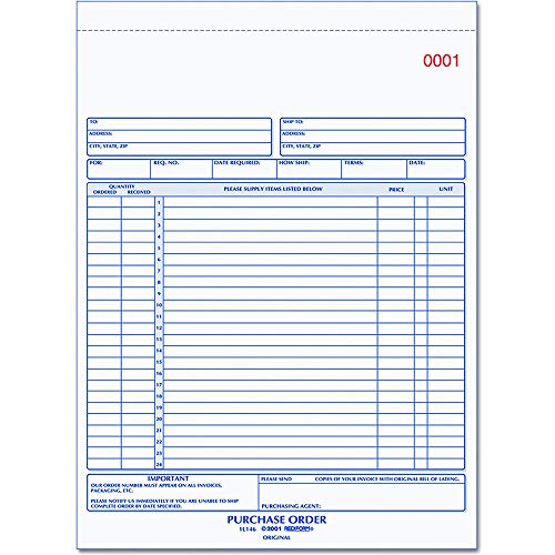 Ordre d'achat Rediform autocopiant 2 parties format lettre 50 sets - 2