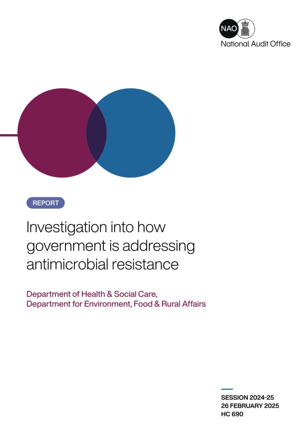 Investigation into how government is addressing antimicrobial resistance