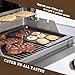 Cast-iron Griddle Insert for Weber Genesis 300 Series Gas Grills, Enameled Flat Top Griddle 7566 Replacement, Compatible with Genesis E/S/EP/CEP-310/320/330
