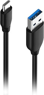 USB 3.1 Type C Male to USB 3.0 A Male Cable | Fast Charging and Data Transfer for USB-C Devices, Laptops, Phones, and Tablets - 3 FT