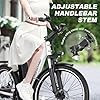 Funhang Electric Bike for Adults, 26" 1000W Peak City Cruiser Ebike, 21.7MPH 50 Miles Commuter Electric Bicycle with 48V 374.4WH Removable Li-ion Battery, Adjustable Stem, Rear Rack, Fenders, 7-Speed #3
