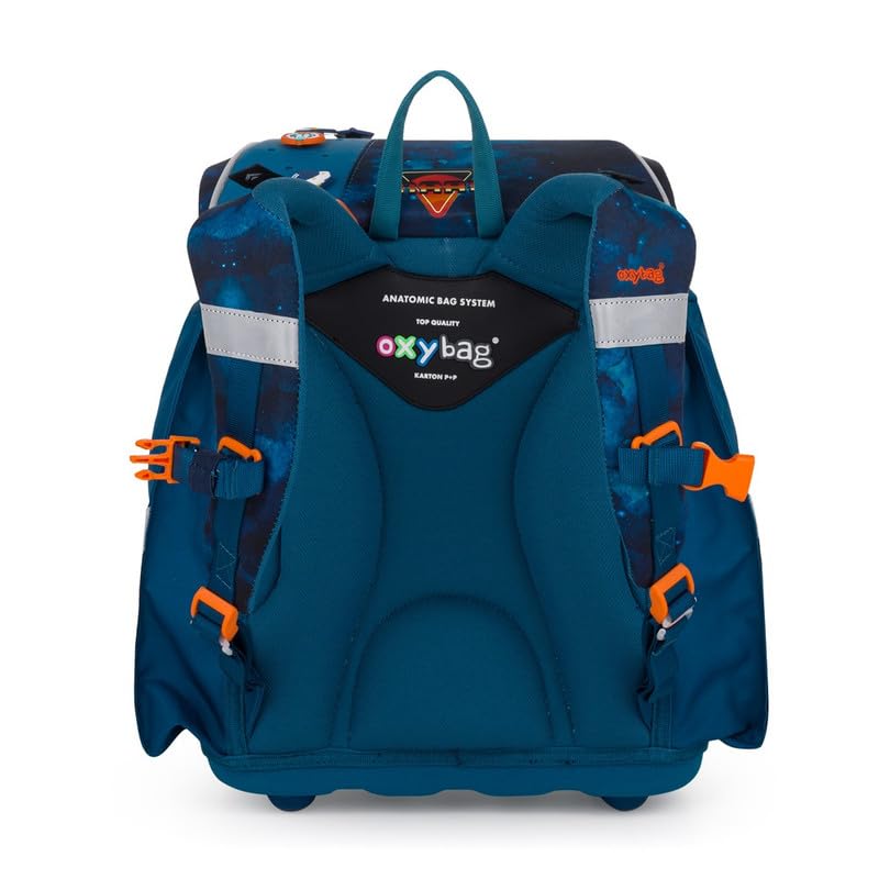 Schulranzen 8 TLG Ergonomische Schulrucksack Set Sportbeutel Federmappe Kunstponcho Trinkflasche Snackbox Schulset mädchen für 1. - 3. Klasse Back to School