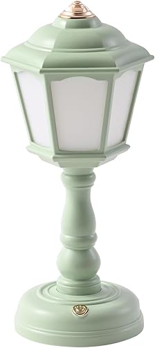 Miniatura 11 de Mini lámpara LED de escritorio vintage, luz de lectura de mesa regulable con puerto de carga USB, control sensible, iluminación de oficina que cuida