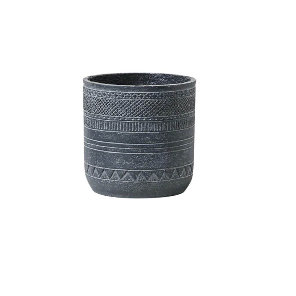 Gelasige A Flower Pots Simple Cement Flower Pot Straight Square Succulent Indoor Cement Flower Pot With Holes Outdoor Flower Pots