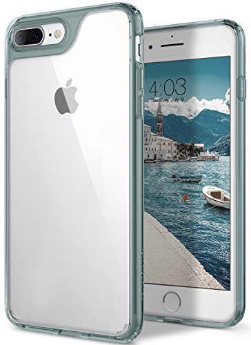 Caseology Waterfall for Apple iPhone 8 Plus Case (2017) / for iPhone 7 Plus Case (2016) - Minimal & Transparent - Mint Green