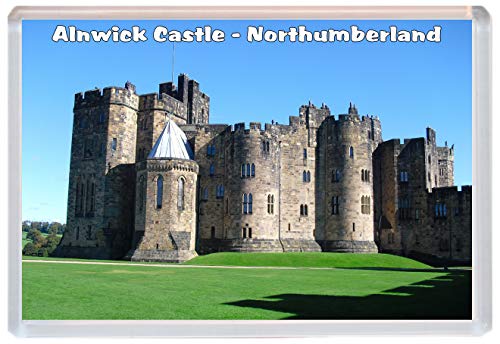 Alnwick Castle - Northumberland - Northumberland - Jumbo Fridge Magnet/Magnets BBSM803