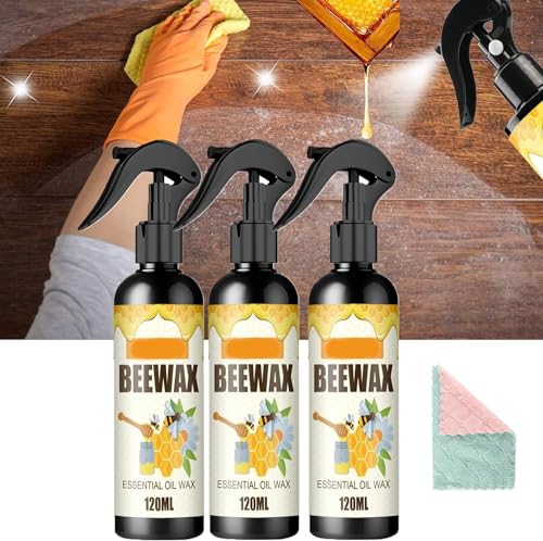 Vernis pour meubles en cire d'abeille 120ml : faites briller vos vieux meubles en bois
