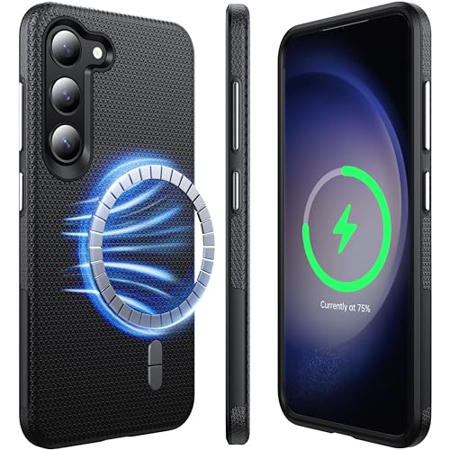 Coque Samsung S23 mince au design noir élégant et finitions robustes