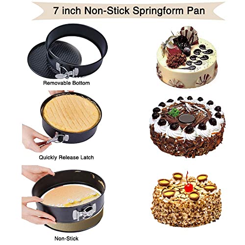 Instant Pot Accessories Set, 29 PCS Instant Pot Accessories Compatible with 5,6,8Qt - 2 Steamer Baskets, Non-stick Springform Pan, Egg Rack, Egg Bites Mold, Kitchen Tong, Dish (29)