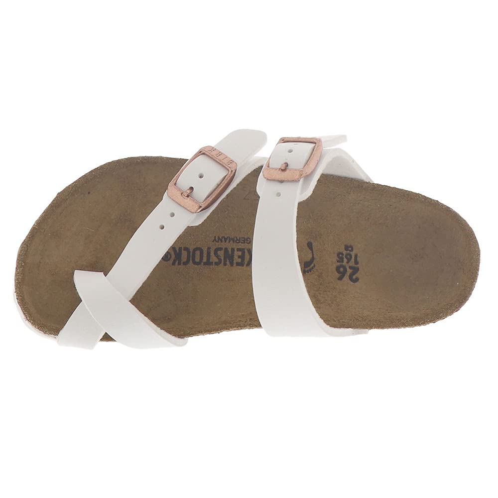 Birkenstock Kids Mayari Kid Birko-Flor bianco N EU US Birko Flor 2-2.5 3-3.5 Narrow