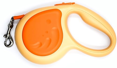 Miniatura 5 de Correa retráctil para perro, extensible automática de 10 pies/16 pies, correa para mascotas pequeña, mediana y grande (gris, 16 pies/16.4 ft)