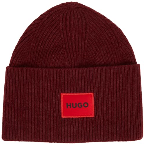 Hugo Men's Hat, Dunkelrot, One Size