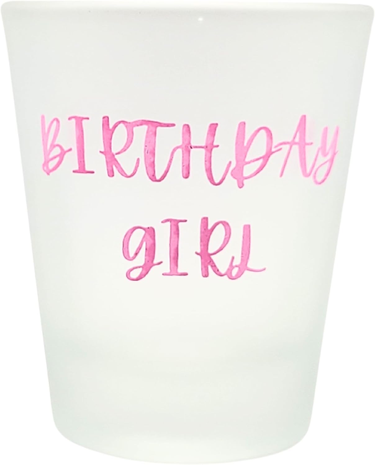 Birthday Girl Frosted Shot Glass