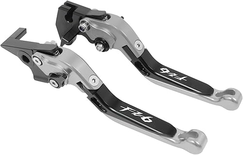 Miniatura 8 de Palanca de freno de embrague plegable ajustable para motocicleta para Yamaha FZ6 FZ 6 FAZER 2004 2010 XJ6 FZ6R 2009 2020 FZ8 2011 2015 (color  12)