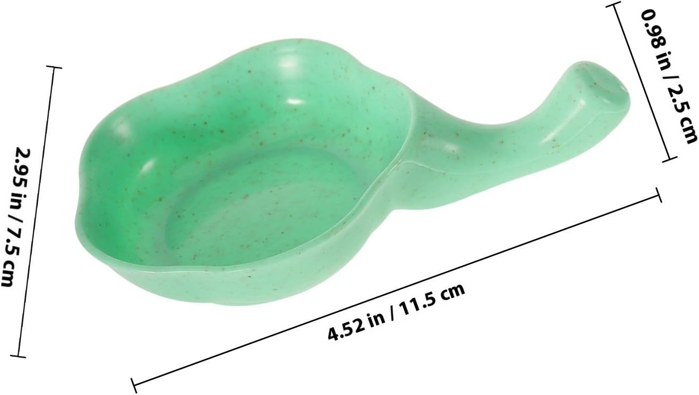Levemolo Reusable Plastic Dipping Sauce Bowls with Handle for Dining