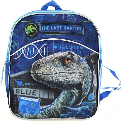 Jurassic World Mini mochila de 28 cm, azul, tamanho único (JUMIN)