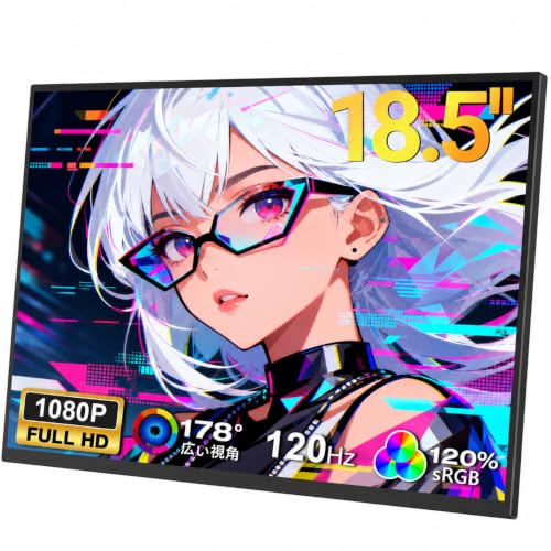 ⭐美品⭐　ノートパソコン　薄型　大画面　持ち運びも可能❗ Amazon | Laptomo モバイルモニター 18.5インチ IPS モバイル