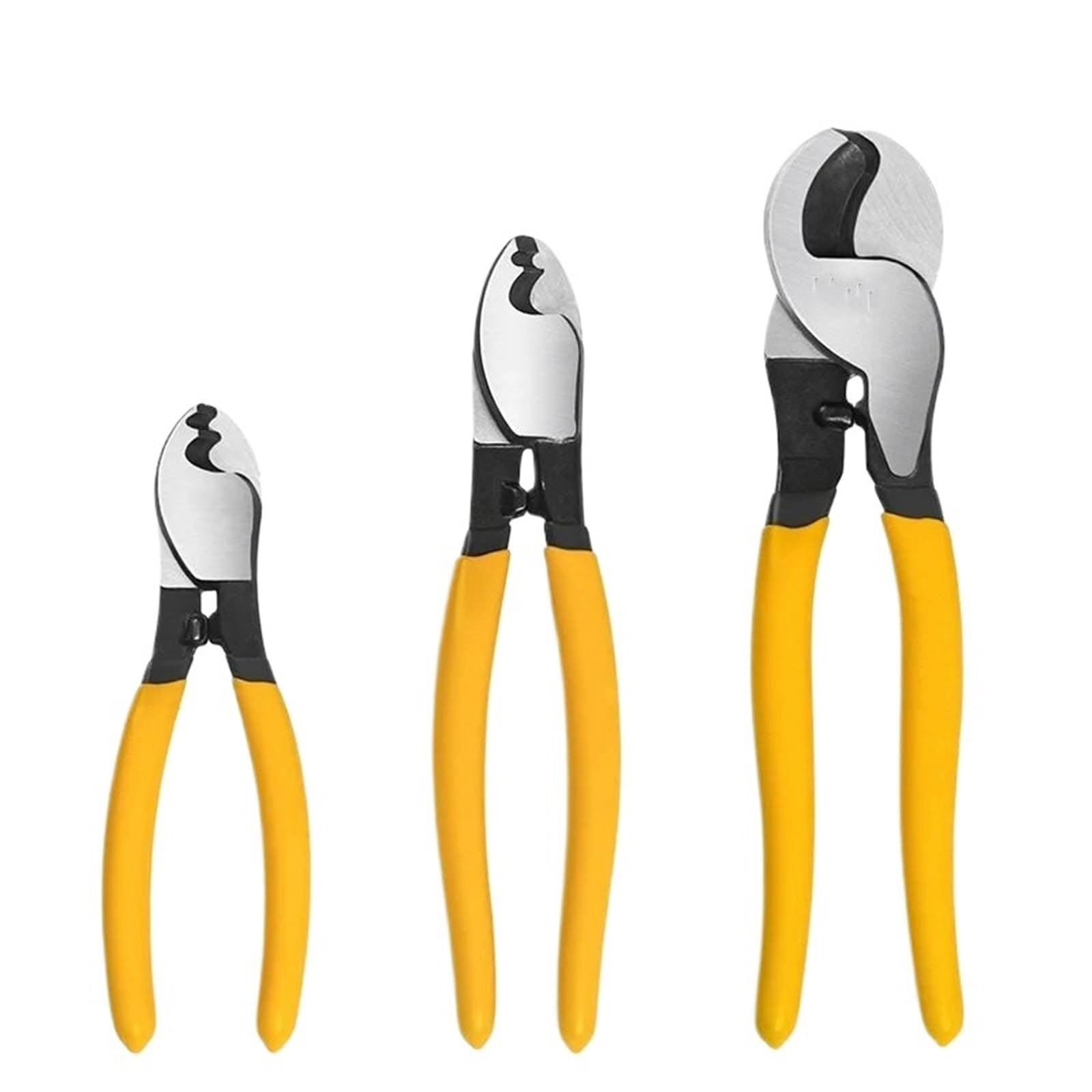 Maquina cortadora de tubos Cortador de cables aislados, alicates de electricista, herramienta pelacables de choque, alicates, tijeras para cables tubo pvc cortatubos(3PC)