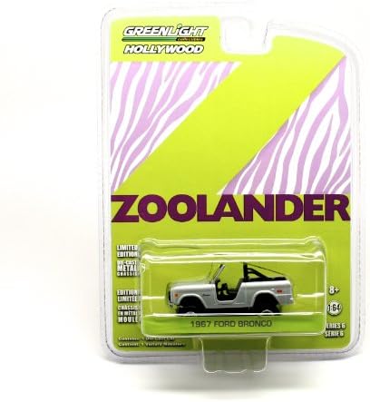 1967 FORD BRONCO from the movie ZOOLANDER Greenlight Collectibles 1:64 Scale Hollywood Series 6 Die Cast Vehicle by GL Hollywood