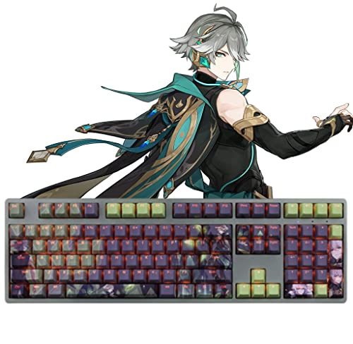 Amazon | 原神グッズ げんしん アルハイゼン キーキャップ PBT染め