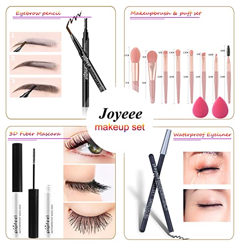 Joyeee Professional Makeup Kit For Women Full Kit, Makeup Set Cosmetic Make Up Kit With Makeup Bag Include Eyeshadow Palette Makeup Brushes Set Lipstick Lip Gloss Foundation Concealer #TOP2