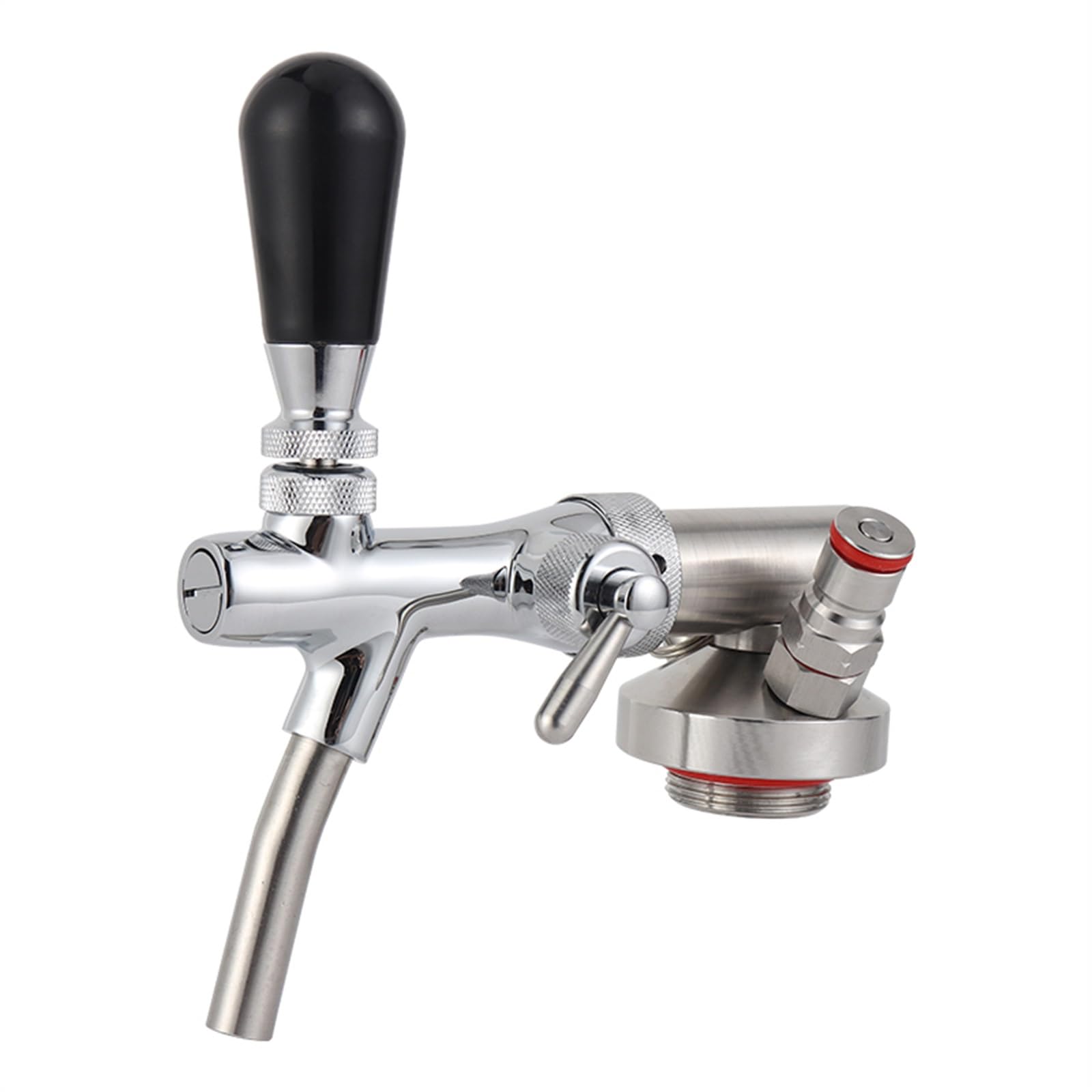 bierbrauset Mini-Keg-Speer-Bier-Brummhahn-Spender, Craft-Bierfass-Schnellanschluss Heimbrau-Sets(Type 2)