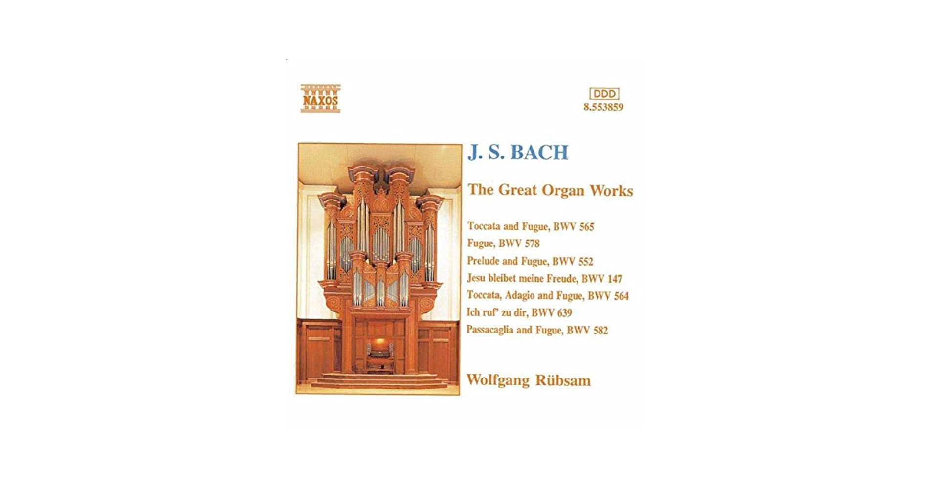 Richard Bartmuß オルガン協奏曲 CD J.S. バッハ：オルガン協奏曲集 BWV 593, 594, 596