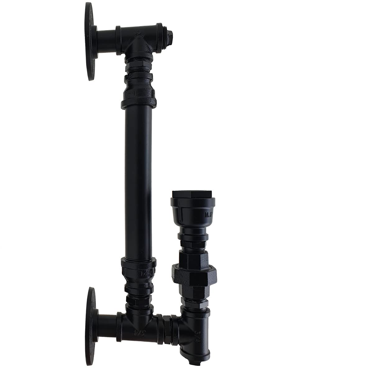 Moderne Vintage-Wandleuchten im rustikalen Steampunk-Stil, aus Metall, für Schlafzimmer, mit Glühbirne, schwarz
Moderne 