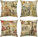 クッションカバー 80x80cm 4枚セット �