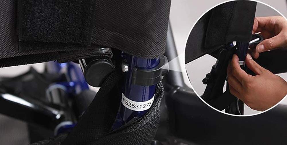 Wózek Inwalidzki Ze Stopu Aluminium, Składany Super Lekki Skuter Sportowy Odpowiedni Dla Seniorów Niepełnosprawnych/Blue/38Cm
