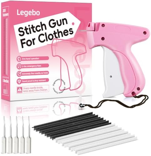 Upgraded Stitch Gun for Clothes, Handheld Quick Clothing Fixer, C...