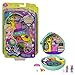 Polly Pocket Coffret Univers Café du Hérisson, mini-figurines Polly, une amie, chat et lapin, surprises incluses, jouet pour enfant, GTN15