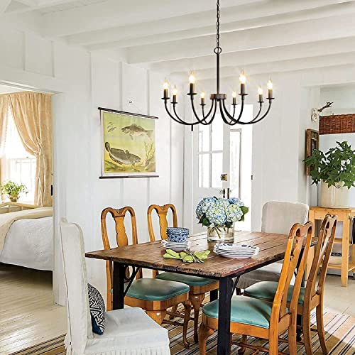 Rviezza Black Farmhouse Chandeliers thumb #1