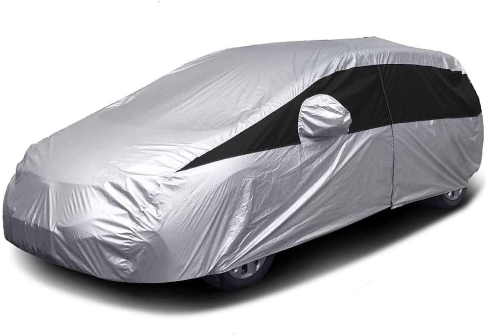 - Titan Lightweight Poly 210T Car Cover for Hatchbacks 165-181". Waterproof, UV Protection, Scratch Resistant, Driver-Side Zippered Opening. Fits Prius, Focus, Civic and More.