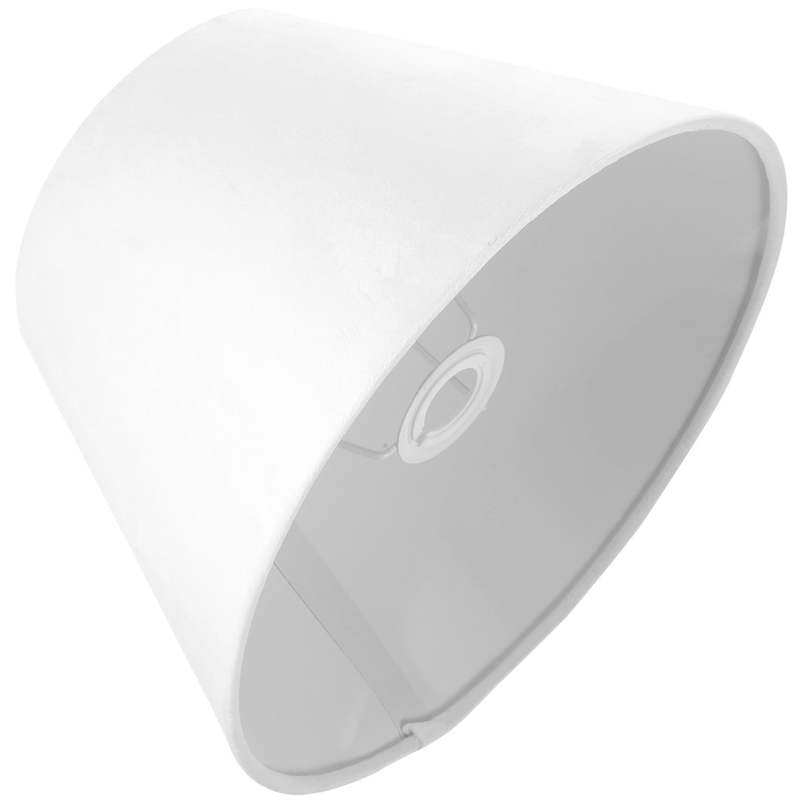 VANZACK Paralume Lampada da Tavolo Europeo Bianco per Base E14 E27, Resistente e Delicato, per Soggiorno e Ufficio, Illumina Perfettamente gli Ambienti