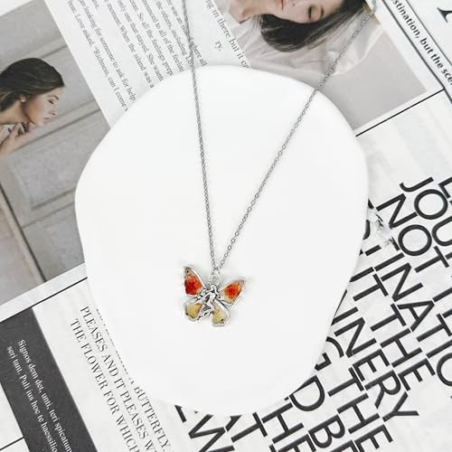 Collier double couche Y2k mangue : le bijou de clavicule polyvalent - 3