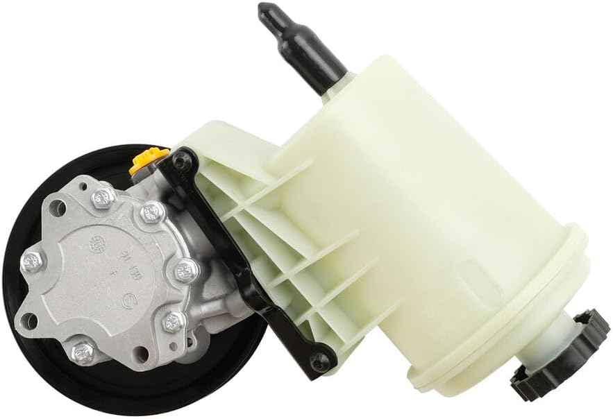Power Steering Pump With Pulley & Reservoir, Compatible with Dodge Ram 1500 V6 3.7L V8 4.7L 5.7L 2009 2010 Replace 55398903AD 55398903AE 55398904AD 55398904AE 20-1013
