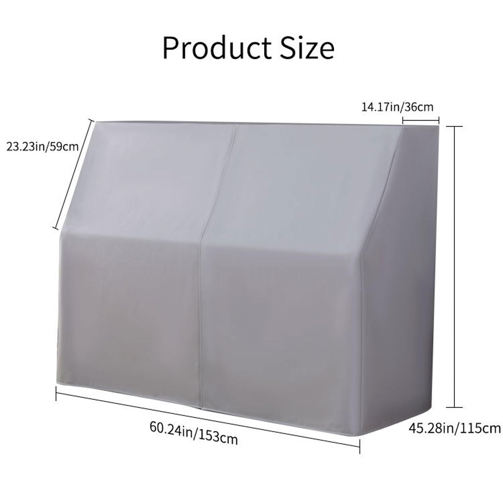 Funda para Piano de Colas a Prueba de Polvo,A Prueba de Humedad y Polvo Funda Protectora para Piano,Cubierta Decorativa para Piano Cubierta,Fácil de Limpiar,para Principiantes y músicos