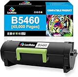 LeciRoba B5460 High Capacity Black Toner Cartridge Replacement for Dell B5460 B5465 332-0131 03YNJ Toner Cartridge for B5460 B5465 B5460dn B5465dnf Printer (Black, 1-Pack)