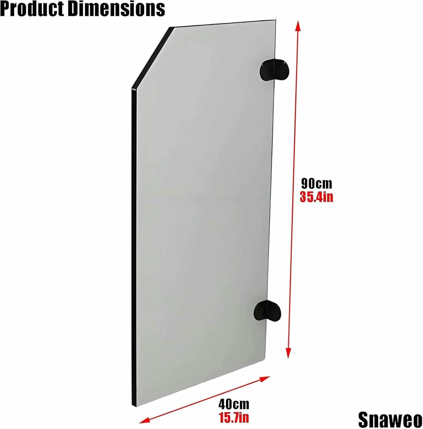 Wall-Mounted Urinal Partition, Men Urinal Divider, Adult Urinal Screen Toilet Partition, Urinal Baffle Screen, for Home, Restaurant, Hotel(1Pcs)