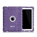 HOCOCASE Soft Silicone Extreme-Duty Military Transformer Hybrid Shockproof & Drop Rresistance Anti-slip Case Cover for iPad 2 / iPad 3 / iPad 4 - Purple